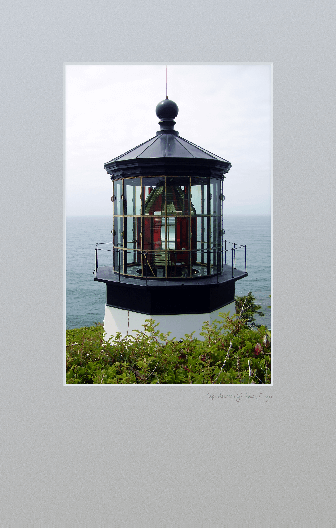 Cape Mears lighthouse detail of lamp house
